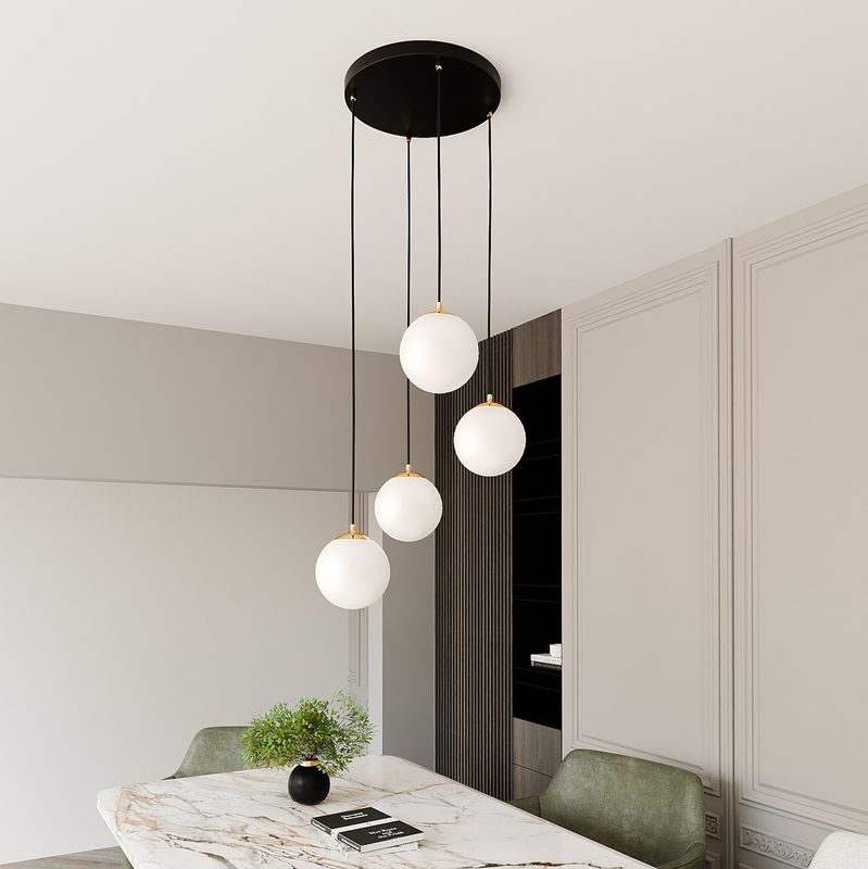 Emibig Lighting Taklampa ROYAL 4 BL