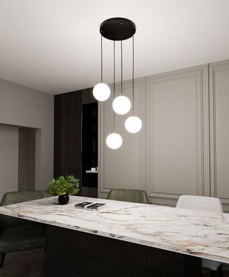 Emibig Lighting Taklampa ROYAL 4 BL