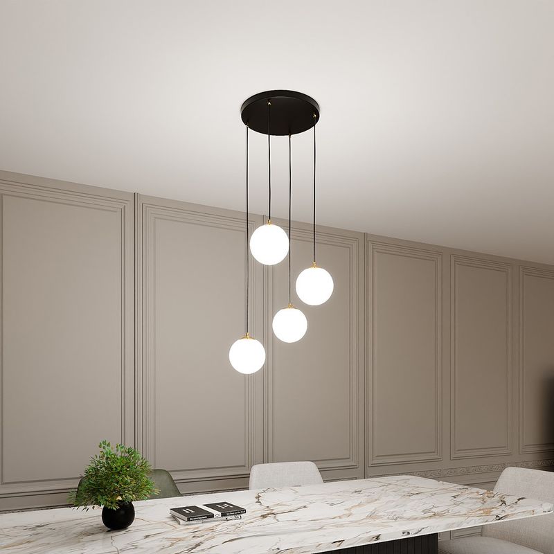Emibig Lighting Taklampa ROYAL 4 BL