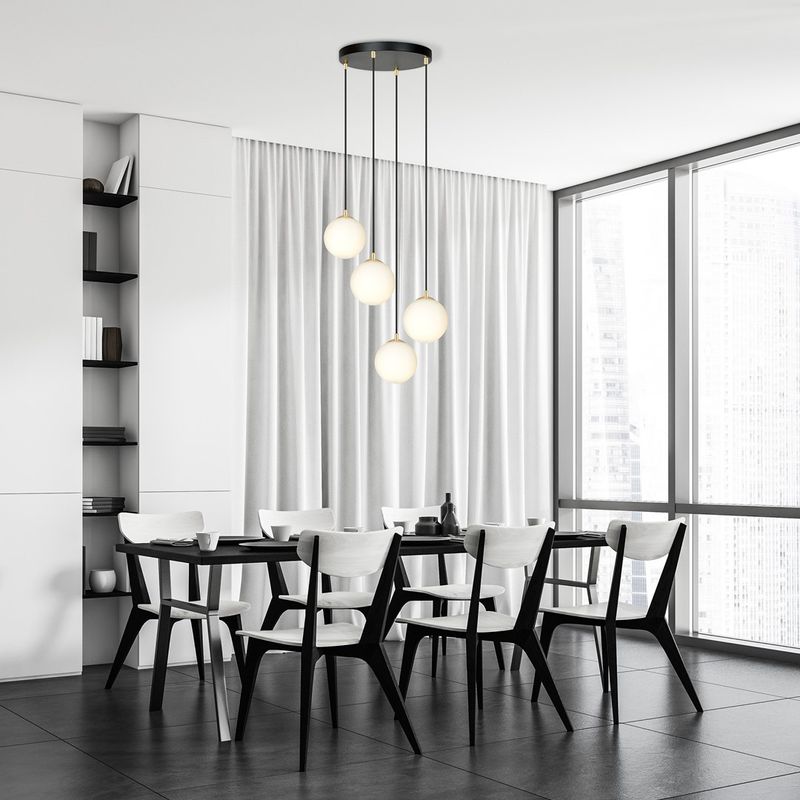 Emibig Lighting Taklampa ROYAL 4 BL