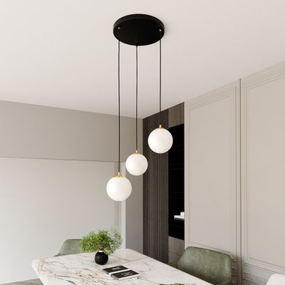 Emibig Lighting Taklampa ROYAL 3 BL
