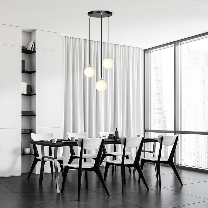 Emibig Lighting Taklampa ROYAL 3 BL