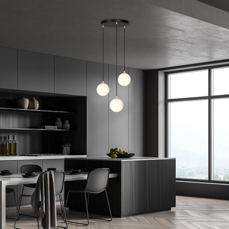 Emibig Lighting Taklampa ROYAL 3 BL