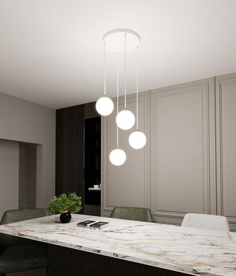 Emibig Lighting Taklampa ROYAL 4 WH