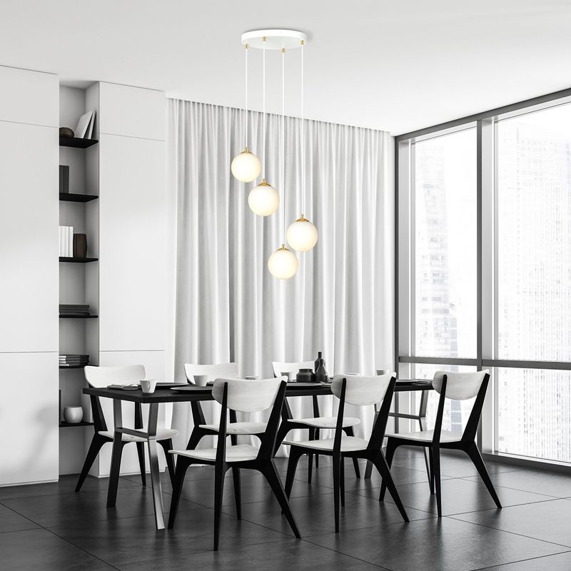 Emibig Lighting Taklampa ROYAL 4 WH