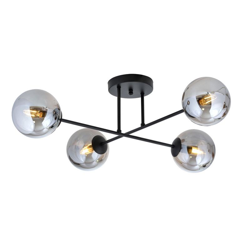 Emibig Lighting Taklampa ROMA 4 BL GRAFIT
