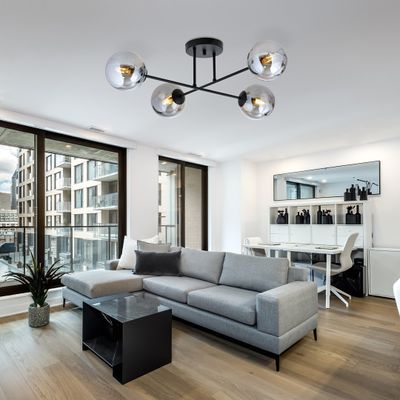Emibig Lighting Taklampa ROMA 4 BL GRAFIT
