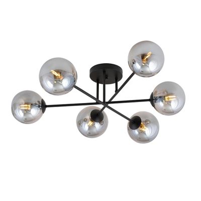 Emibig Lighting Taklampa ROMA 6 BL GRAFIT