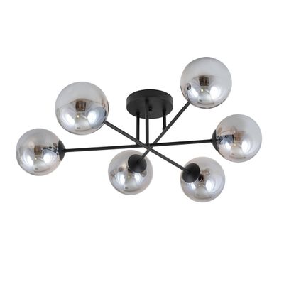 Emibig Lighting Taklampa ROMA 6 BL GRAFIT