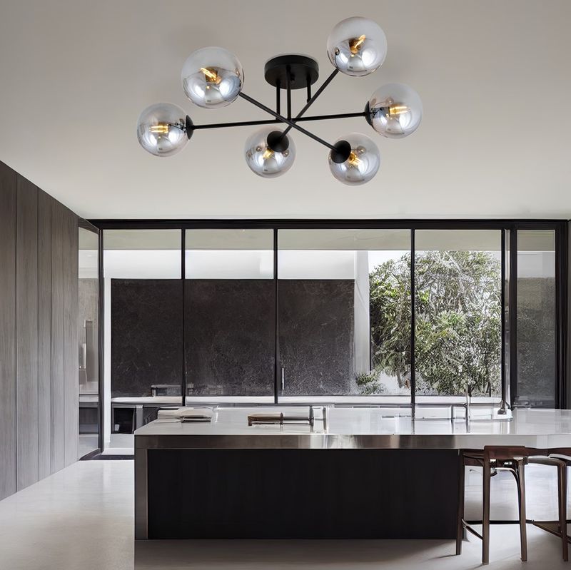Emibig Lighting Taklampa ROMA 6 BL GRAFIT