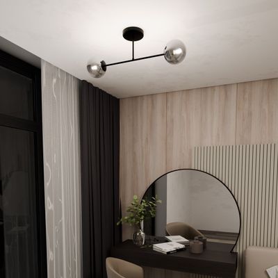 Emibig Lighting Taklampa ROMA 2 BL GRAFIT