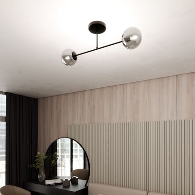 Emibig Lighting Taklampa ROMA 2 BL GRAFIT