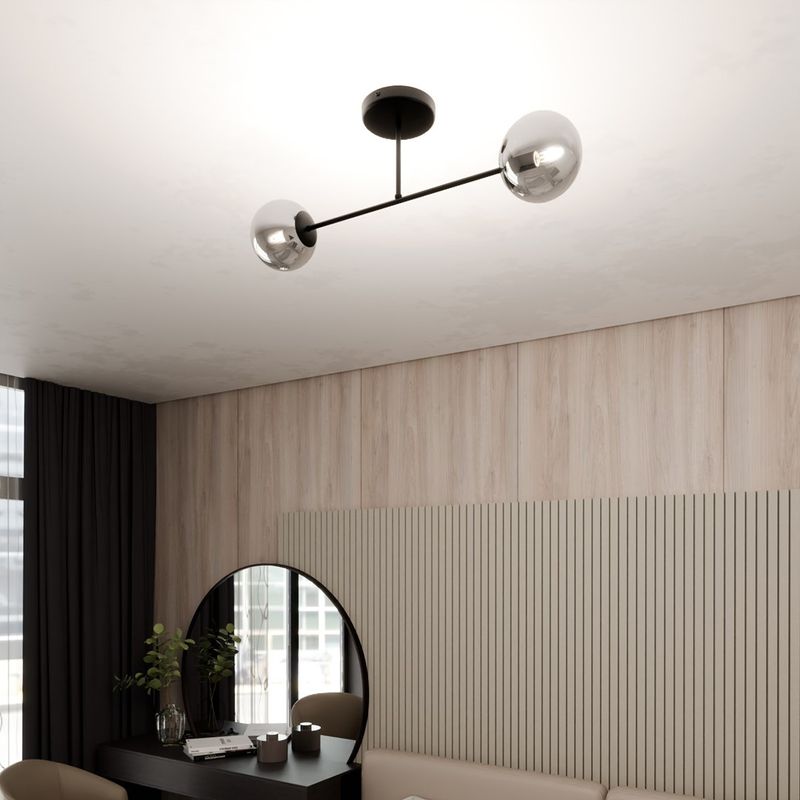Emibig Lighting Taklampa ROMA 2 BL GRAFIT