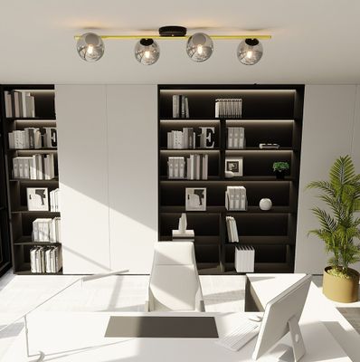 Emibig Lighting Taklampa SPLENDI 4 BL GRAFIT