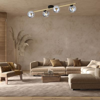 Emibig Lighting Taklampa SPLENDI 4 BL GRAFIT