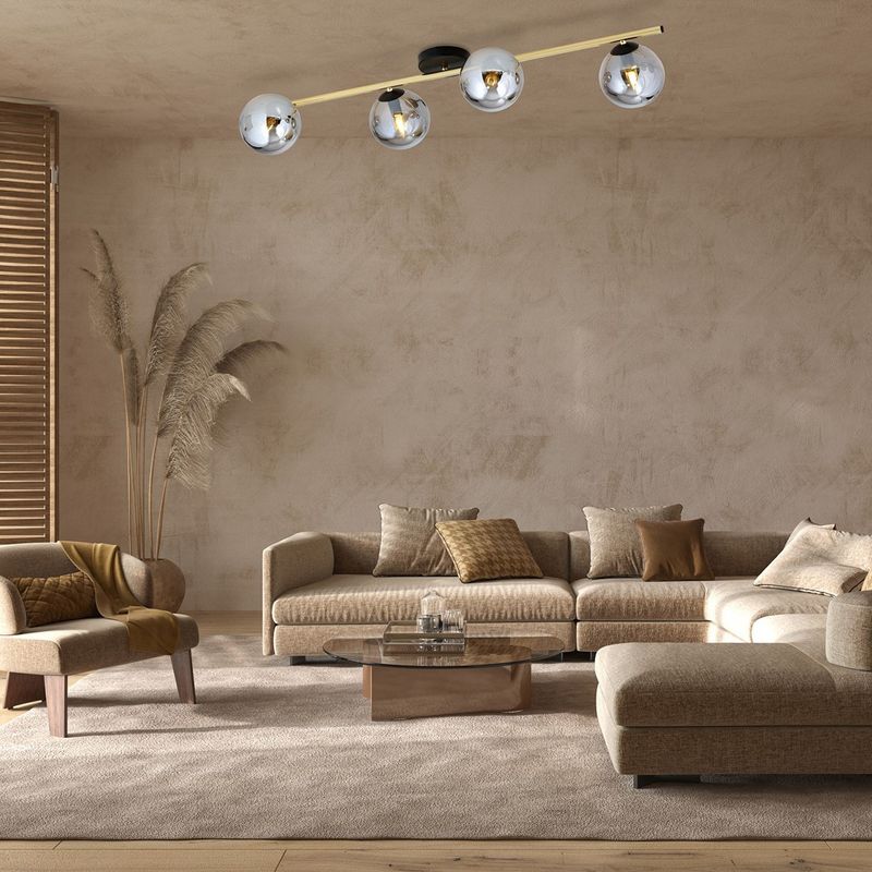 Emibig Lighting Taklampa SPLENDI 4 BL GRAFIT