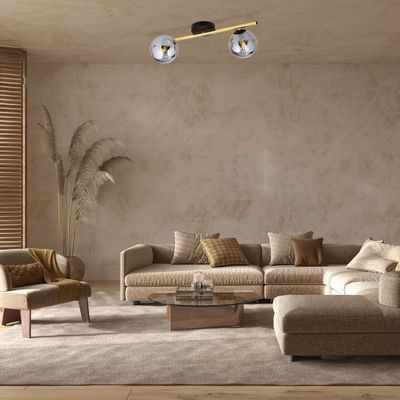 Emibig Lighting Taklampa SPLENDI 2 BL GRAFIT