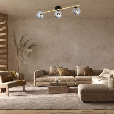 Emibig Lighting Taklampa SPLENDI 3 BL GRAFIT