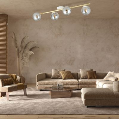 Emibig Lighting Taklampa SPLENDI 4 WH GRAFIT