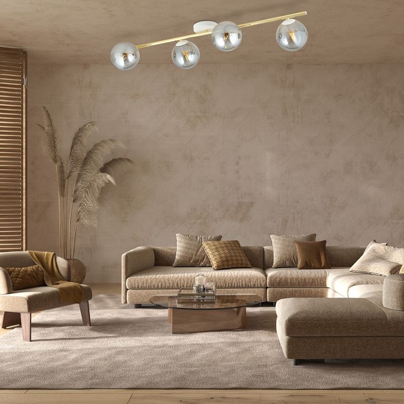 Emibig Lighting Taklampa SPLENDI 4 WH GRAFIT