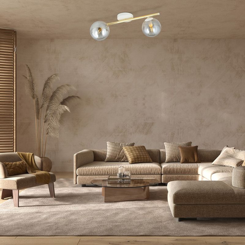 Emibig Lighting Taklampa SPLENDI 2 WH GRAFIT