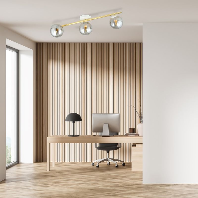 Emibig Lighting Taklampa SPLENDI 3 WH GRAFIT