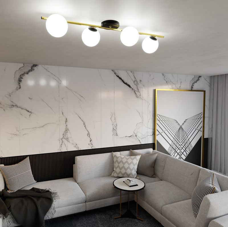 Emibig Lighting Taklampa SPLENDI 4 BL OPAL