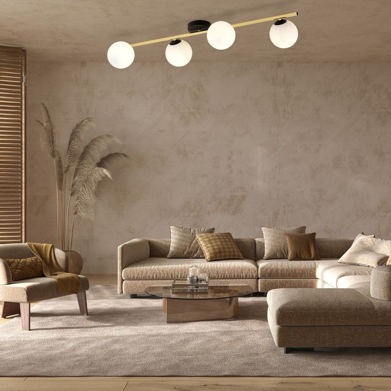 Emibig Lighting Taklampa SPLENDI 4 BL OPAL