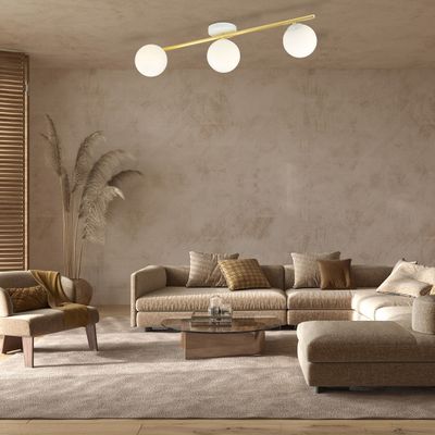 Emibig Lighting Taklampa SPLENDI 3 WH OPAL