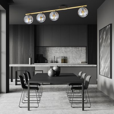 Emibig Lighting Taklampa MONZA 4 BL GRAFIT