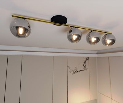 Emibig Lighting Taklampa MONZA 4 BL GRAFIT