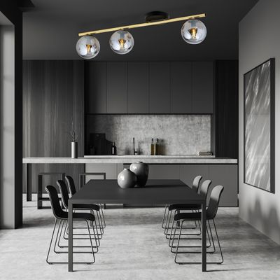 Emibig Lighting Taklampa MONZA 3 BL GRAFIT