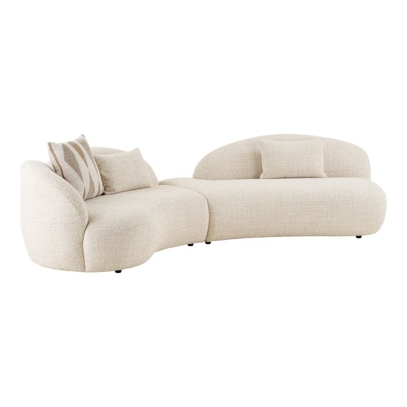 House Nordic Amol Soffa - Soffa med 3 dynor, sand
