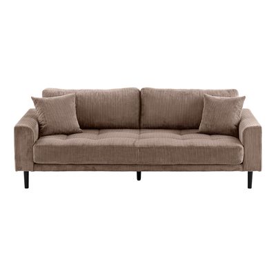 House Nordic Lido 3-sitssoffa - Brun manchester