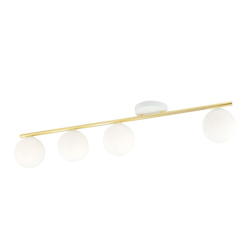 Emibig Lighting Taklampa MONZA 4 WH OPAL