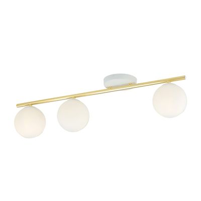 Emibig Lighting Taklampa MONZA 3 VIT OPAL