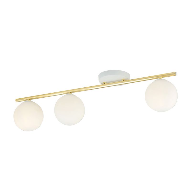 Emibig Lighting Taklampa MONZA 3 VIT OPAL