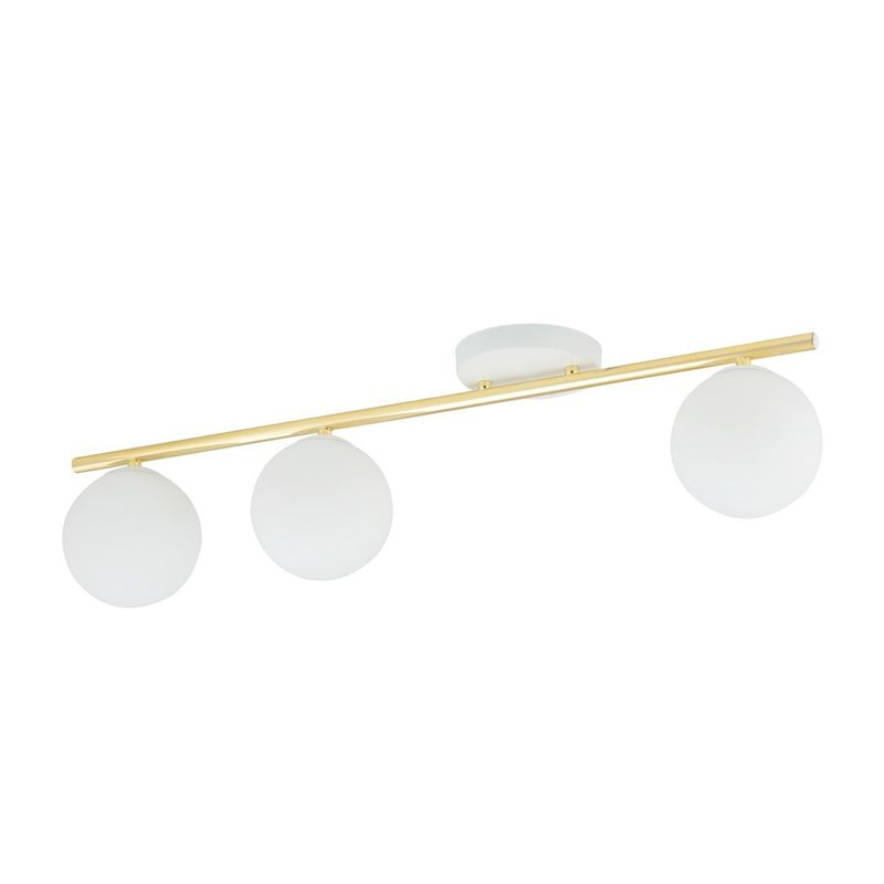 Emibig Lighting Taklampa MONZA 3 VIT OPAL