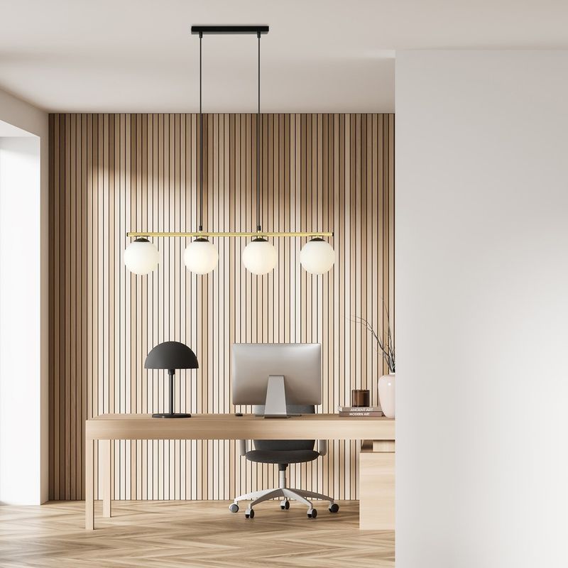 Emibig Lighting Taklampa ALORA 4 BL OPAL