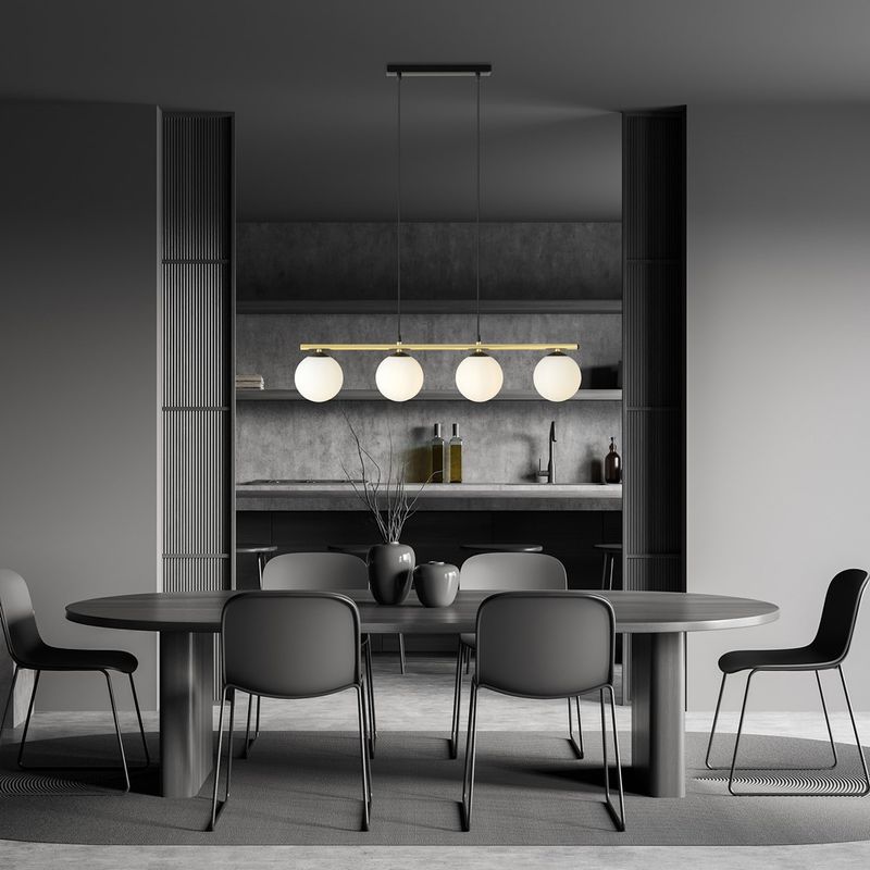 Emibig Lighting Taklampa ALORA 4 BL OPAL