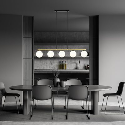 Emibig Lighting Taklampa ALLORA 5 BL OPAL