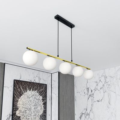 Emibig Lighting Taklampa ALLORA 5 BL OPAL