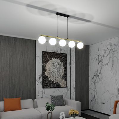 Emibig Lighting Taklampa ALLORA 5 BL OPAL
