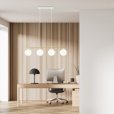 Emibig Lighting Taklampa ALLORA 4 WH OPAL