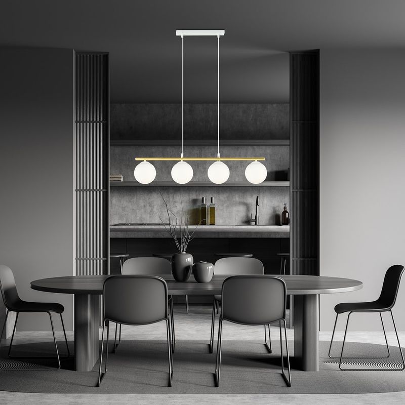 Emibig Lighting Taklampa ALLORA 4 WH OPAL