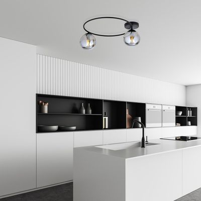 Emibig Lighting Taklampa SOPRA 2 BL GRAFIT