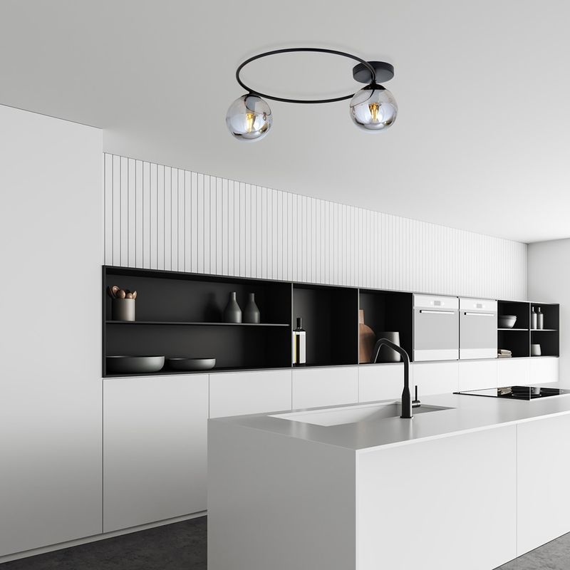 Emibig Lighting Taklampa SOPRA 2 BL GRAFIT