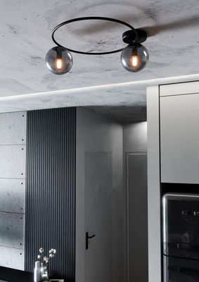 Emibig Lighting Taklampa SOPRA 2 BL GRAFIT