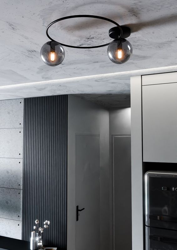 Emibig Lighting Taklampa SOPRA 2 BL GRAFIT