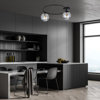 Emibig Lighting Taklampa SOPRA 2 BL GRAFIT